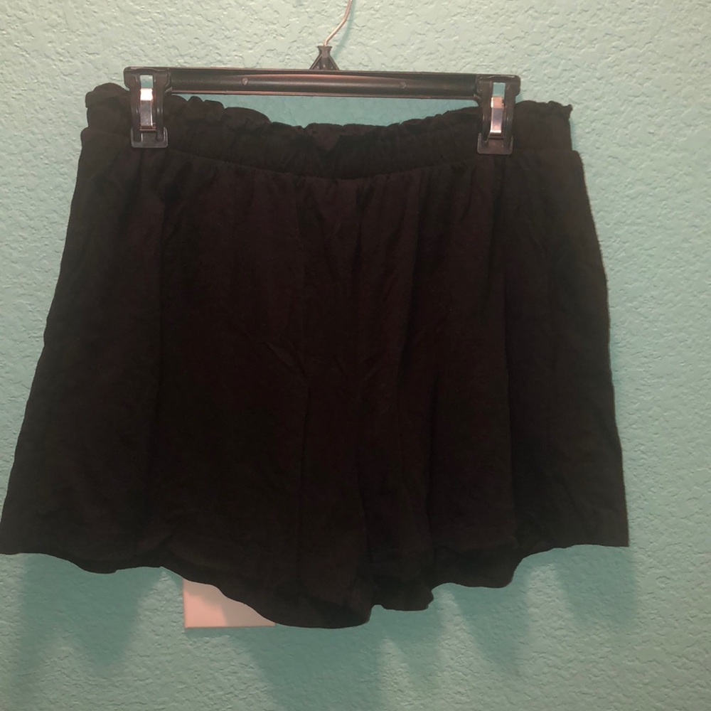 Flowy Black Shorts